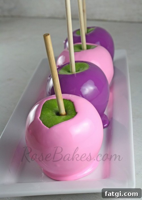 How to make colorful candy apples for every occasion all year long! 