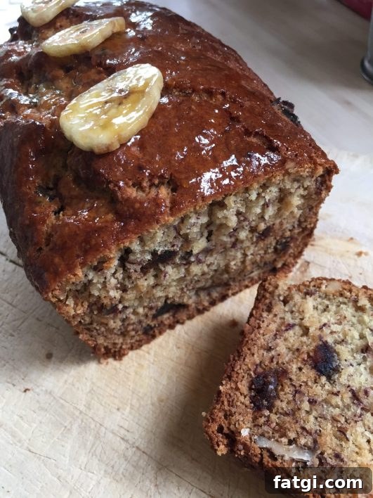 Banana Date & Walnut Loaf