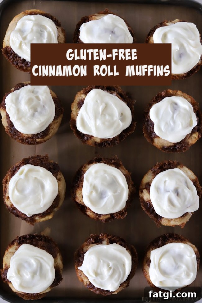 Gluten-free Cinnamon Roll Muffins