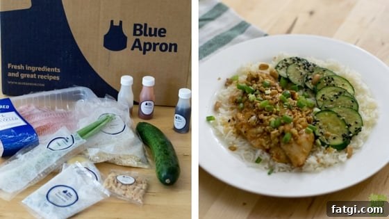Blue Apron meal kit packaging
