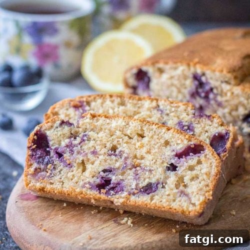 Lemon Blueberry Pound Cake