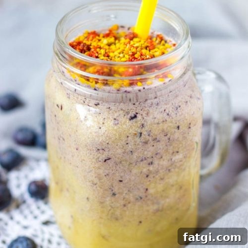 Mango Blueberry Smoothie