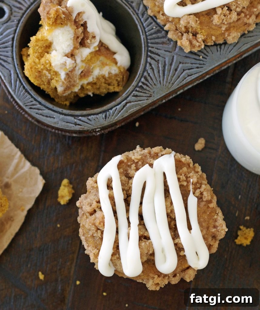 Pumpkin Cream Cheese Muffins