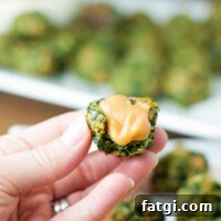Spinach Balls with Hot Sweet Mustard