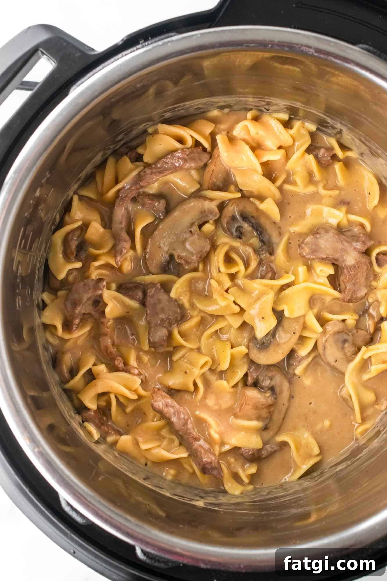 Instant Pot Beef Stroganoff with Tender Beef and Creamy Sauce 8 Creamy Beef Stroganoff in the Instant Pot
