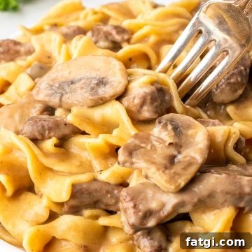 Instant Pot Beef Stroganoff with Tender Beef and Creamy Sauce 10 Instant Pot Beef Stroganoff
