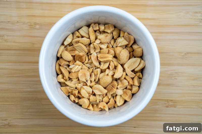Toasted & chopped peanuts