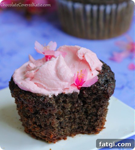 Cherry Blossom Cupcakes