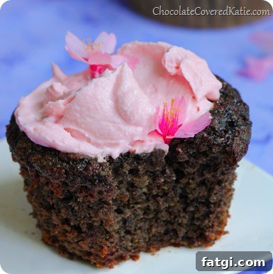 Cherry Blossom Cupcakes