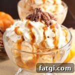 Pumpkin Pie Ice Cream Sundae - Fall Dessert Recipes