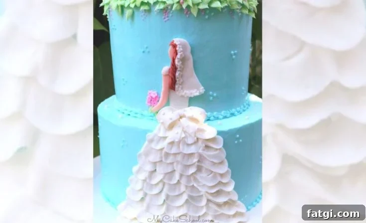 Elegant Bride Cake Tutorial