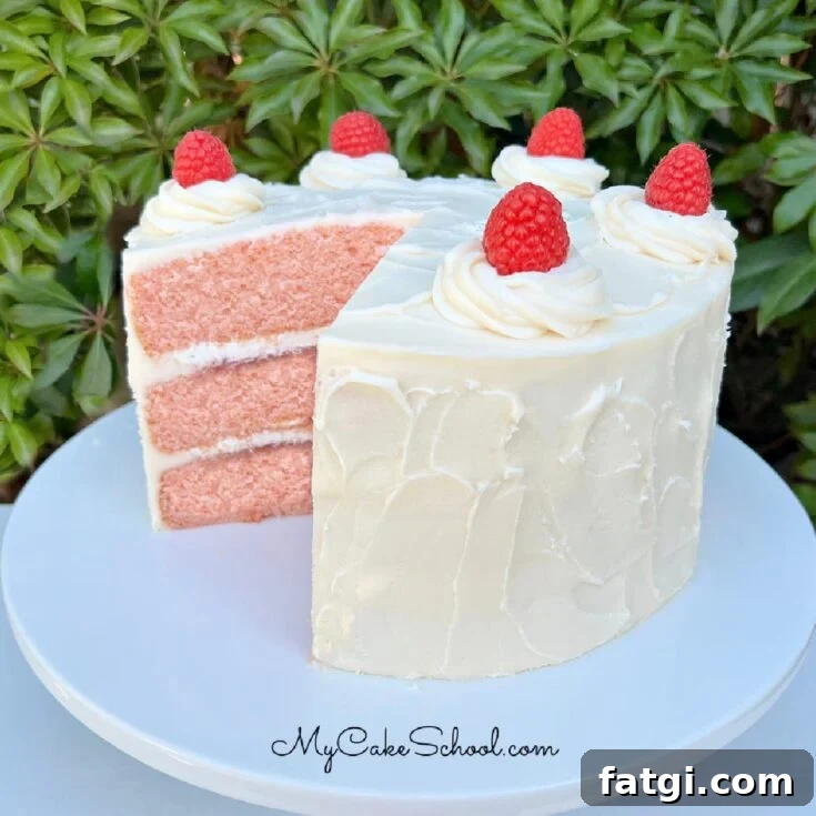 Image for Champagne and Raspberries Cake