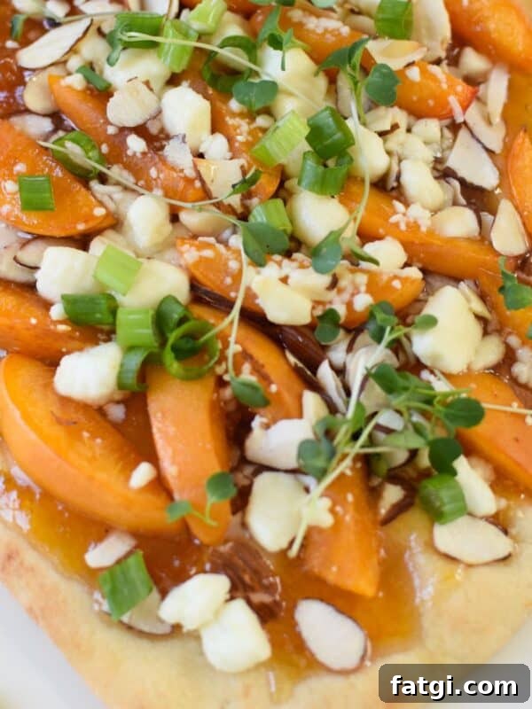 Goat Cheese Apricot Pizza 1200 x 1200
