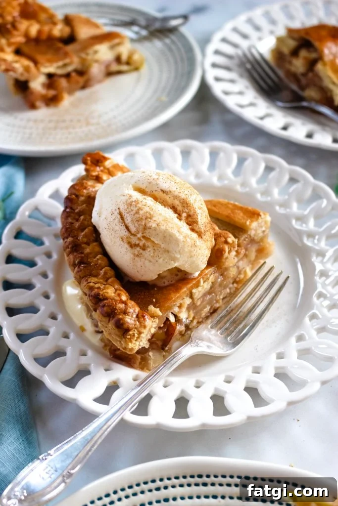 Easy apple pear pie 