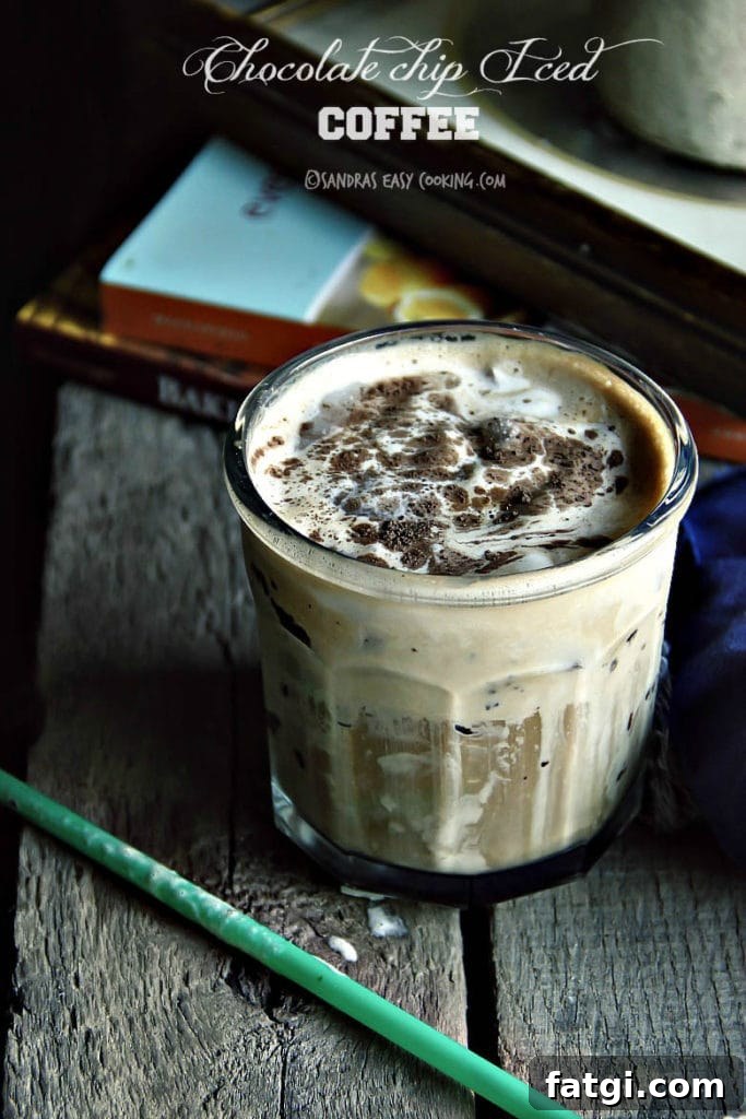 Chocolate Chip Gelato Iced Coffee