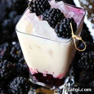 A RumChata Blackberry Fool is a RumChata drink that has only a few simple ingredients