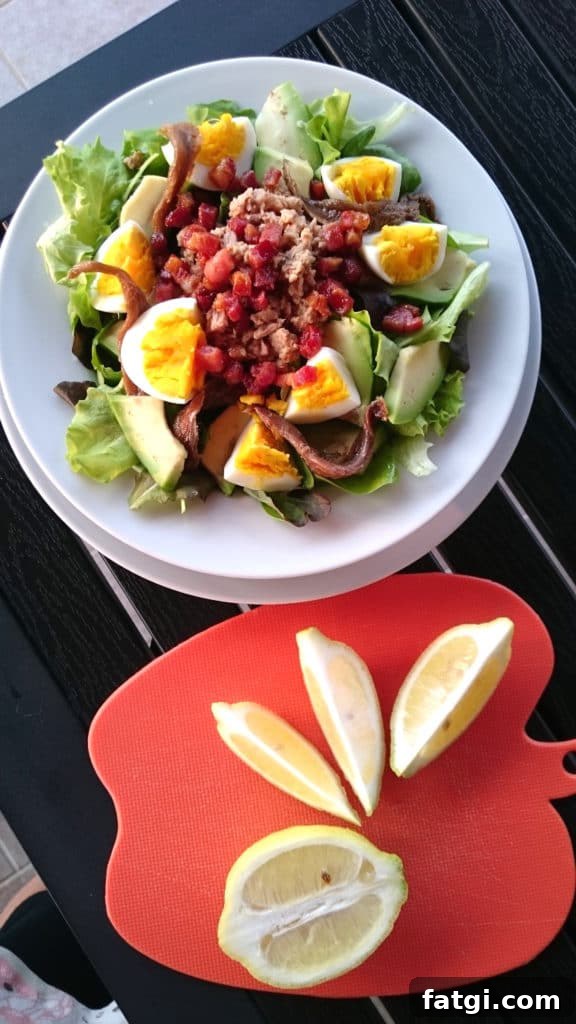 queenketo gennaro nicoise salad