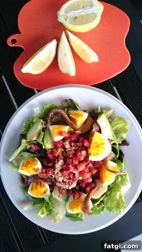 queenketo gennaro nicoise salad