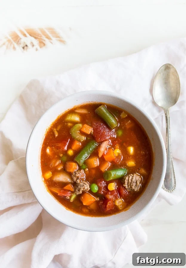 crockpot beef and vegetable soup