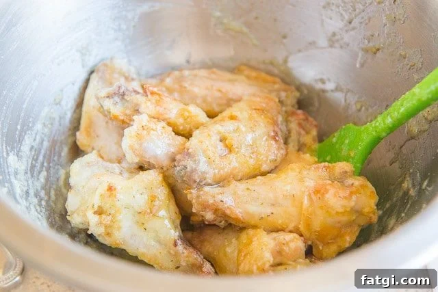 Crispy Garlic Parmesan Chicken Wings 8 Wings Tossed In Garlic Parmesan Wing Sauce
