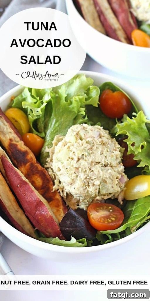 Creamy Tuna and Avocado Salad with Lemon-Dill Dressing 6 Mayo-Free Tuna Salad