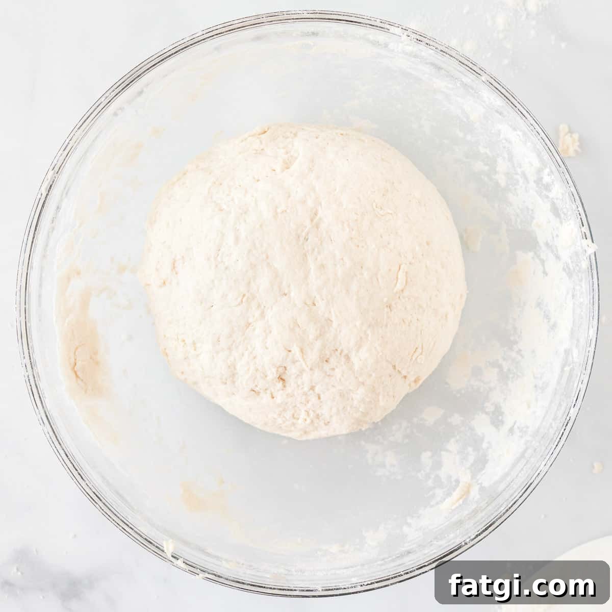 dough ball in a bowl