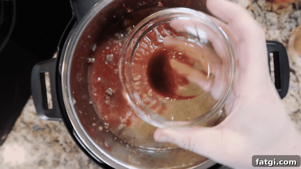 Adding liquid smoke to pot