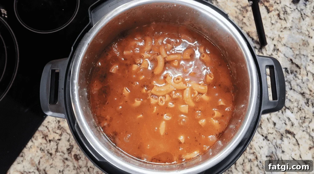 Cooked pasta