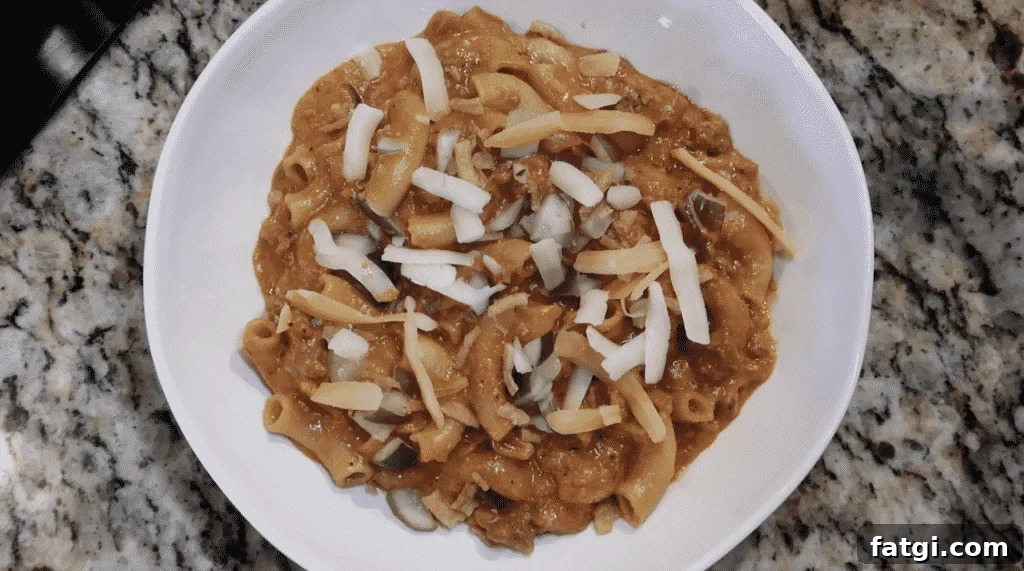 Plated pasta in bowl