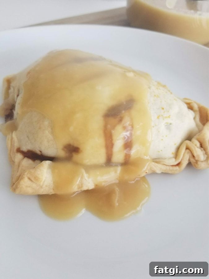 Shortcut Michigan Venison Pasties on plate with gravy