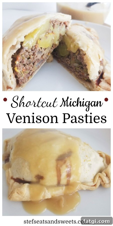 baked Michigan venison pasty