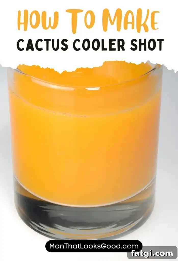 Ingredients for Cactus Cooler Shot