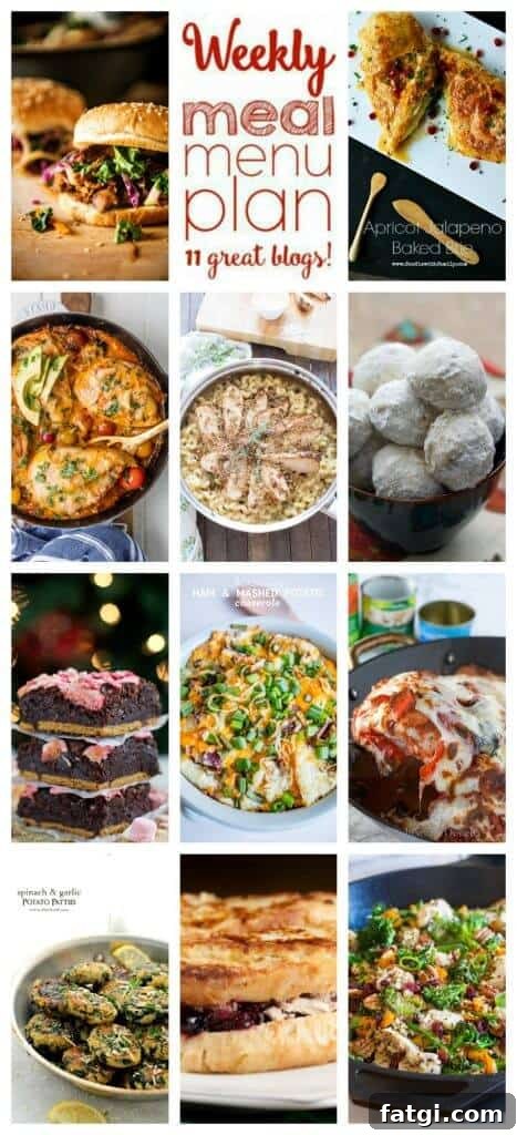 Week 72 Meal Plan collage