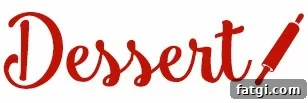 Dessert label