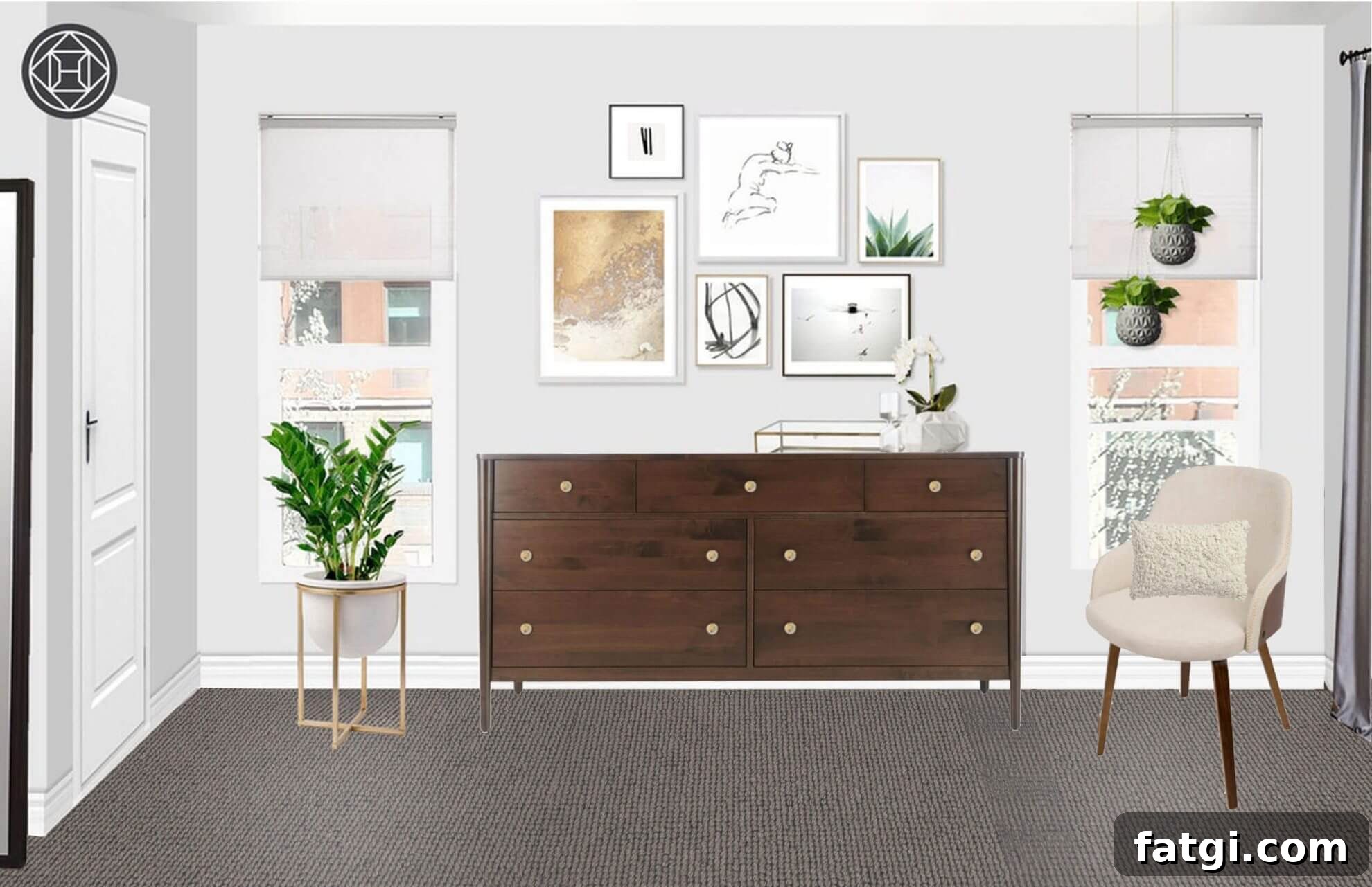 Modern Minimalist Bedroom Makeover with Havenly 5 My modern and minimalist bedroom design and decor. My interior design style is a blend of minimalism, mid-century modern, Scandinavian and SoCal vibes.