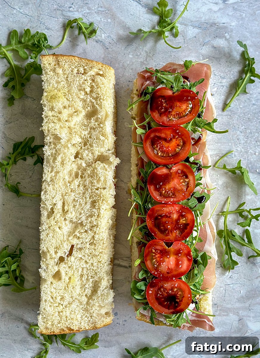 focaccia sandwich