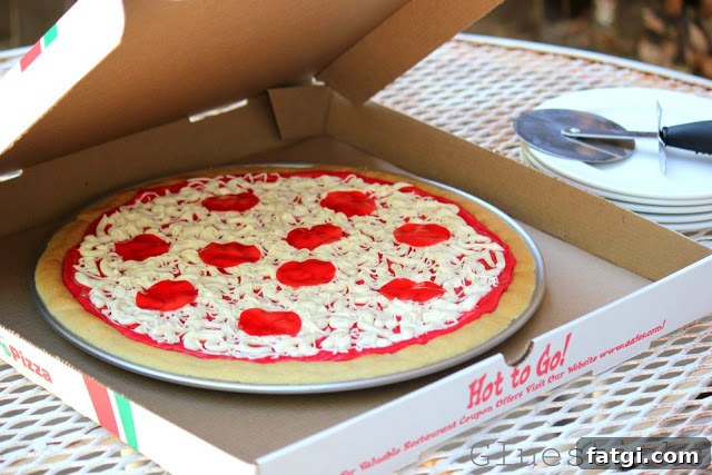 Fun Cake Recipes Kids Can Make at Home 12 Sugar cookie decorated to look like pizza.