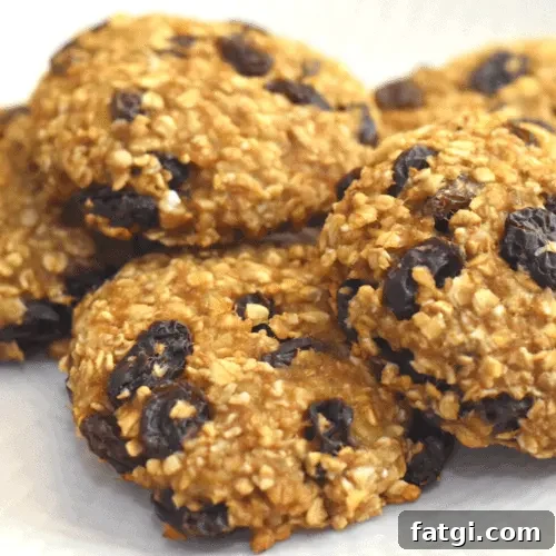 banana oatmeal cookies
