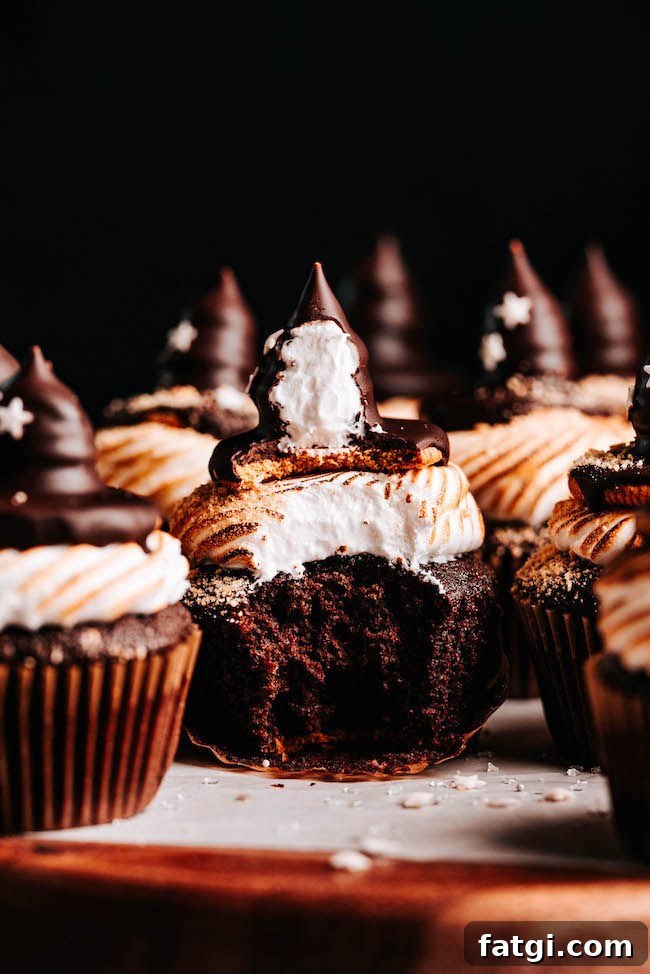 Halloween Witch Hat Smores Cupcakes 3 Ingredients for Witch Hat S’mores Cupcakes