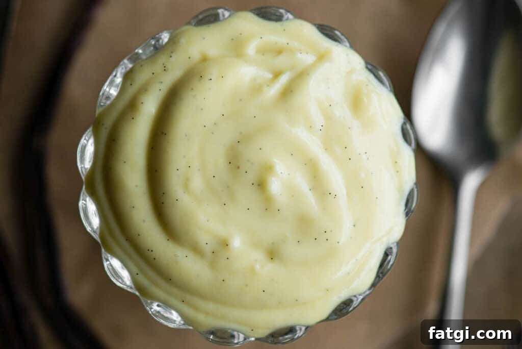 homemade vanilla pudding