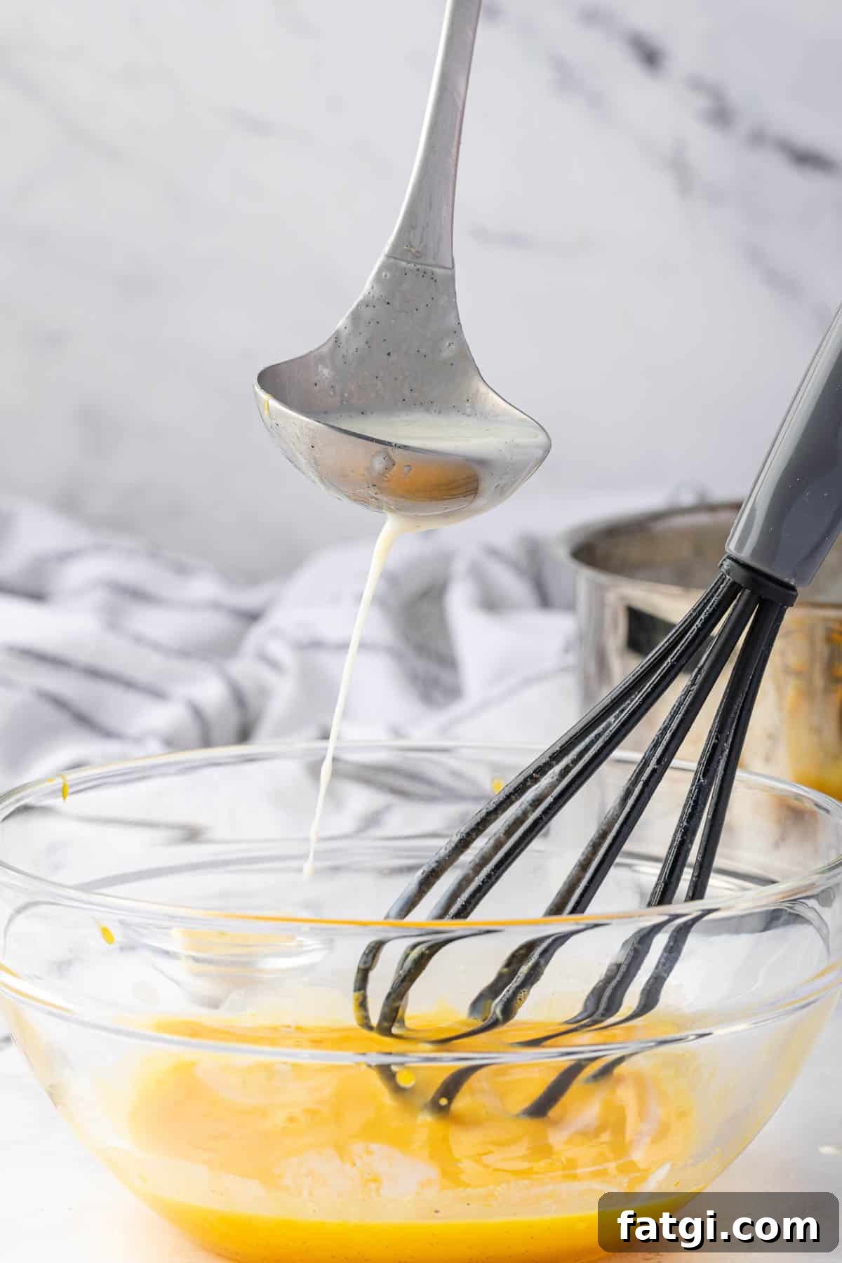 tempering egg yolks for pudding recipe