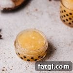 Edible lip scrub