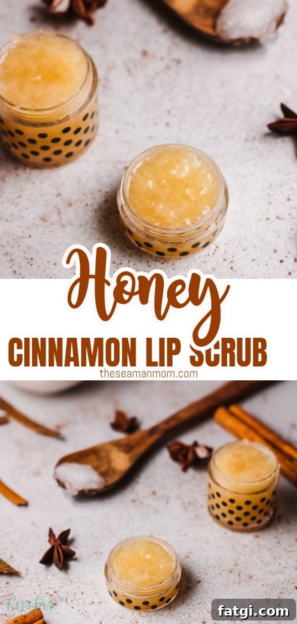Honey lip scrub