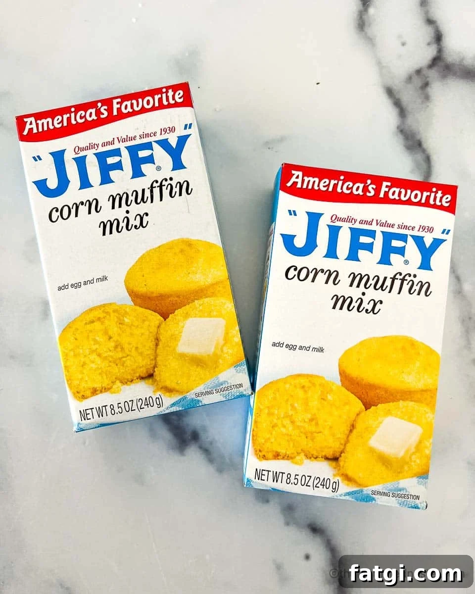 Jiffy Mix Jalapeno Cheddar Cornbread Recipe 3 two boxes of Jiffy corn muffin mix.