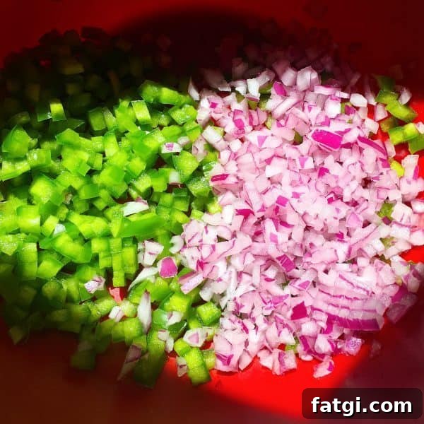 Frito Corn Salad with Cheddar and Chili Cheese Chips 4 diced green pepper and red onion