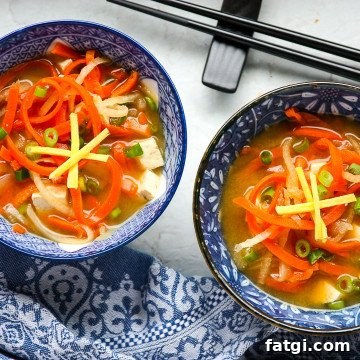 Two bowls of soup