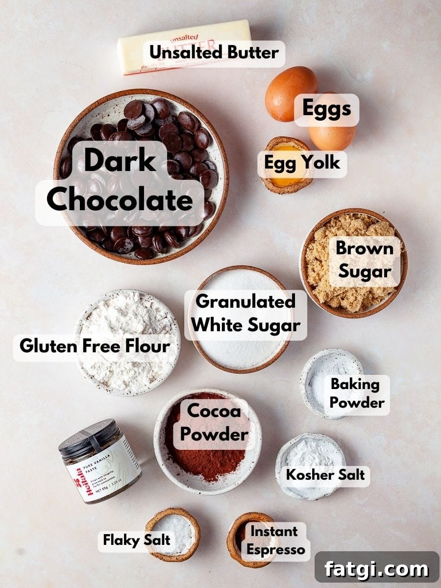 Chewy Gluten-Free Fudge Brownie Cookies 3 Gluten Free Brownie Cookies closeup