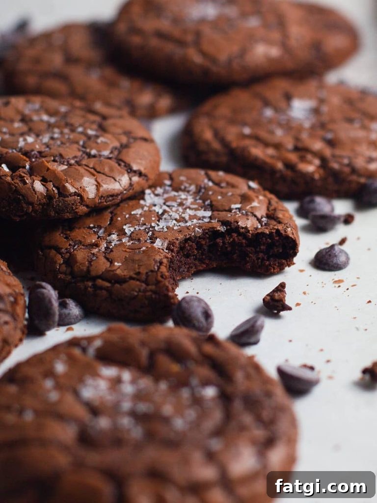 Chewy Gluten-Free Fudge Brownie Cookies 5 Delectable gluten free chocolate brownie cookies
