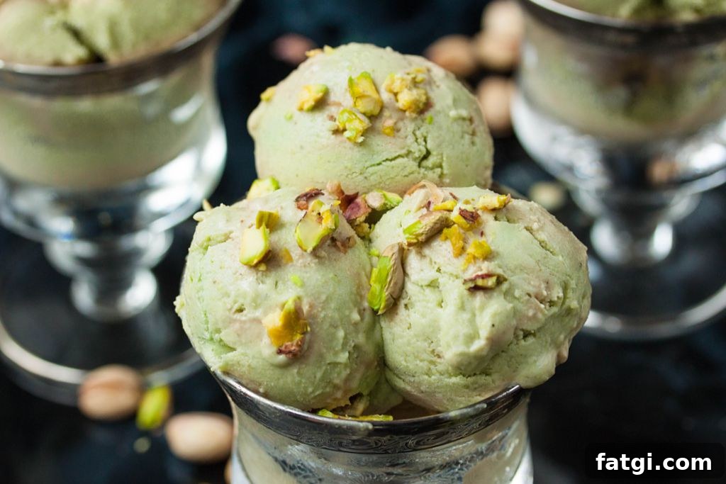 Homemade Pistachio Ice Cream Recipe 3 pistachio ice cream