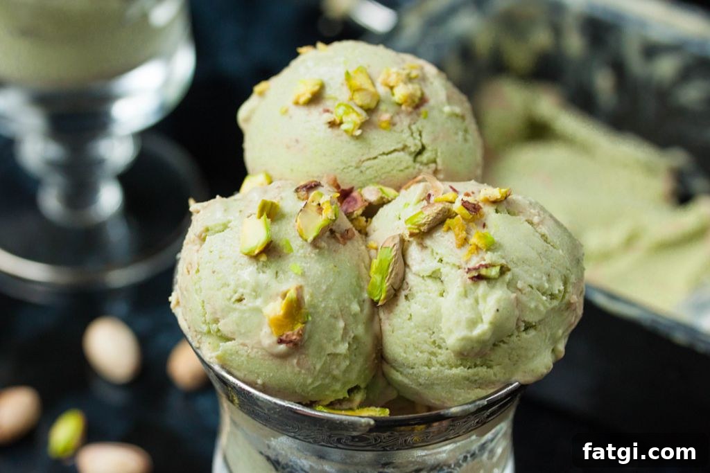 Homemade Pistachio Ice Cream Recipe 5 pistachio ice cream